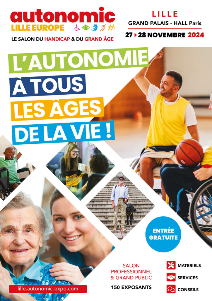 Affiche du salon Autonomic 2024 à Lille